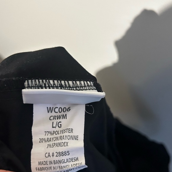 ScrubStar Black Scrub Pants - Size Large - Picture 4 of 5